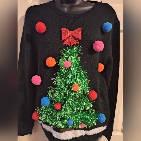 Lavender moon women's Christmas sweater with bell sounds size large - Picture 3 of 5